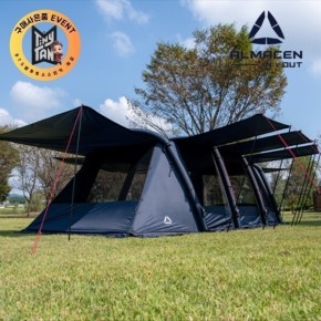 ALMACEN 알마센 가우디움나이트 터널형 에어텐트 가족텐트 거실형 글램핑 장박 풀세트 구매사은품 EVENT