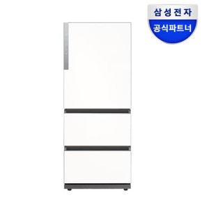 삼성 비스포크 김치냉장고 RQ33DG71J2EW 3도어 김치플러스 스탠드 328L 화이트