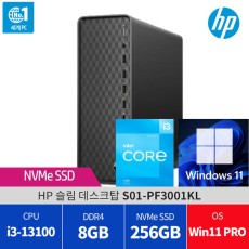 HP S01-PF3001KL 윈11 PRO 설치 슬림PC사무용PC당일발송
