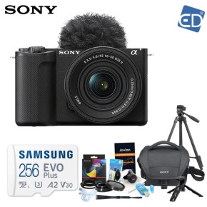 소니정품 ZV-E10M2 블랙 + 16-50mm +128G+소니가방풀패키지ED (메모리 삼성256GB로 용량UP)