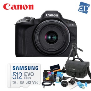 캐논정품 EOS R50(블랙)  RF S18-45mm128G+8종패키지ED (메모리 512GB로 용량 UP)