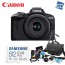 캐논정품 EOS R50(블랙)  RF S18-45mm128G+8종패키지ED (메모리 512GB로 용량 UP)