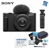 소니정품 ZV-1M2 (블랙)+ GP-VPT2BT 무선그립+ACC-TRBX 충전키트128G(4K)+소니가방풀패키지 ED