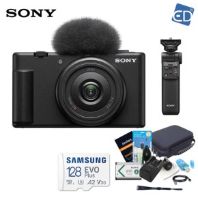 소니정품 ZV-1M2 (블랙)+ GP-VPT2BT 무선그립+ACC-TRBX 충전키트128G(4K)+소니가방풀패키지 ED