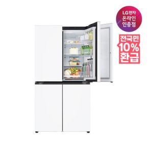 LG 디오스 오브제컬렉션 매직스페이스 냉장고 T875MHH111 1등급 870L 4도어냉장고