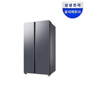 삼성전자 양문형 냉장고 RS84DG5022B4 메탈커버 AI절약모드 메탈쿨링 852리터 젠틀블랙