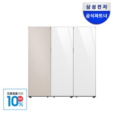 [으뜸효율]삼성전자 비스포크 3도어 김냉세트 냉장고 RR40C7905AP+RZ34C7905AP+RQ34C7915AP 1104L