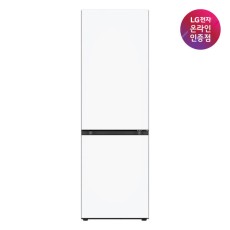 LG 모던엣지 냉장고 오브제컬렉션 Q343MHHF33 344L 2도어 상냉장 하냉동 일반냉장고