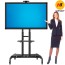 AVA1800 초대형 TV 이동형 스탠드, 최대 90인치 지원, 한글 설치 안내서